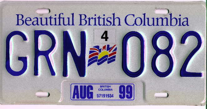 Bc Licence Plate